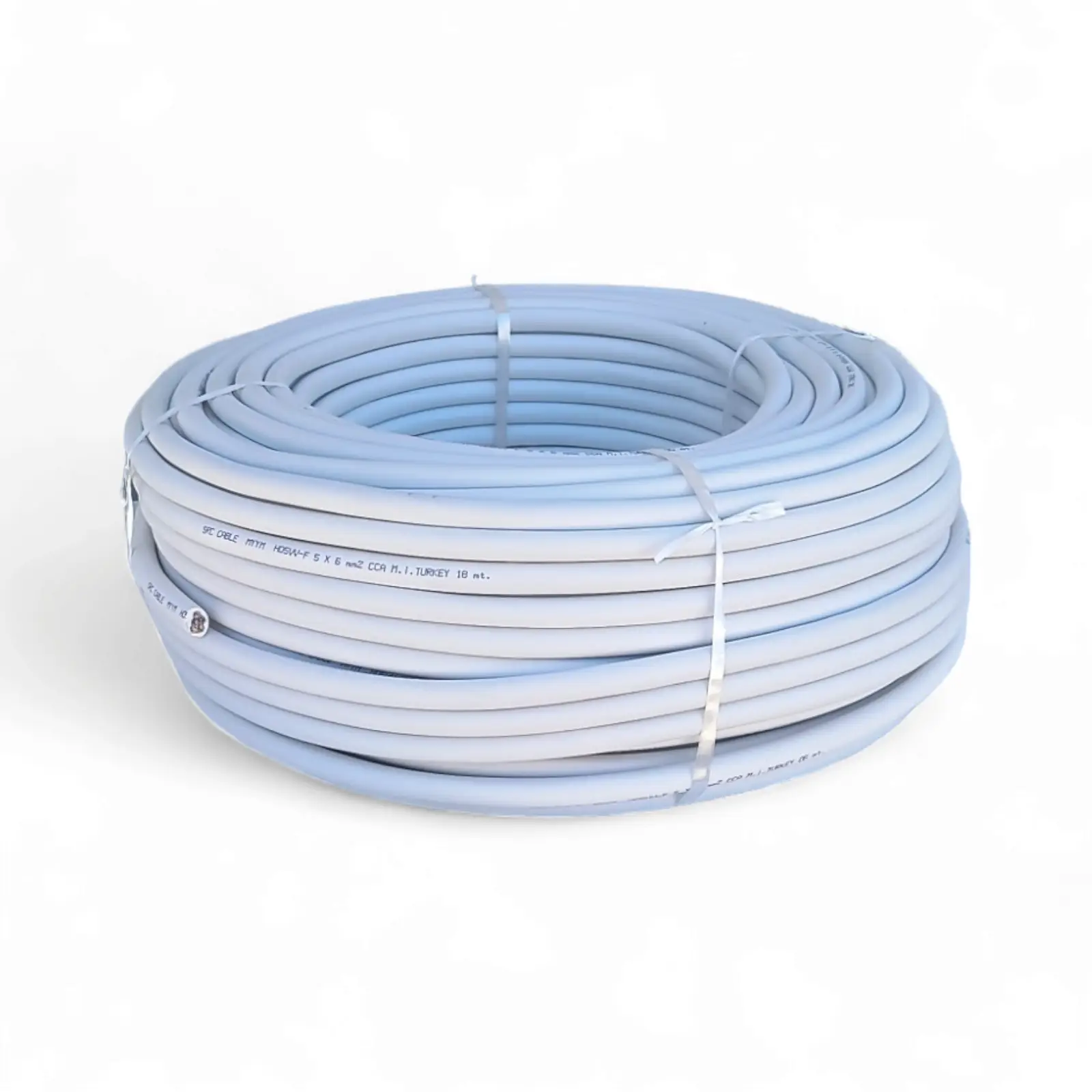 Cablu electric 4x6 mm², 94 m, alb, MYYM / H05VV-F - COBI SMART® - Stoc limitat - imagine 5