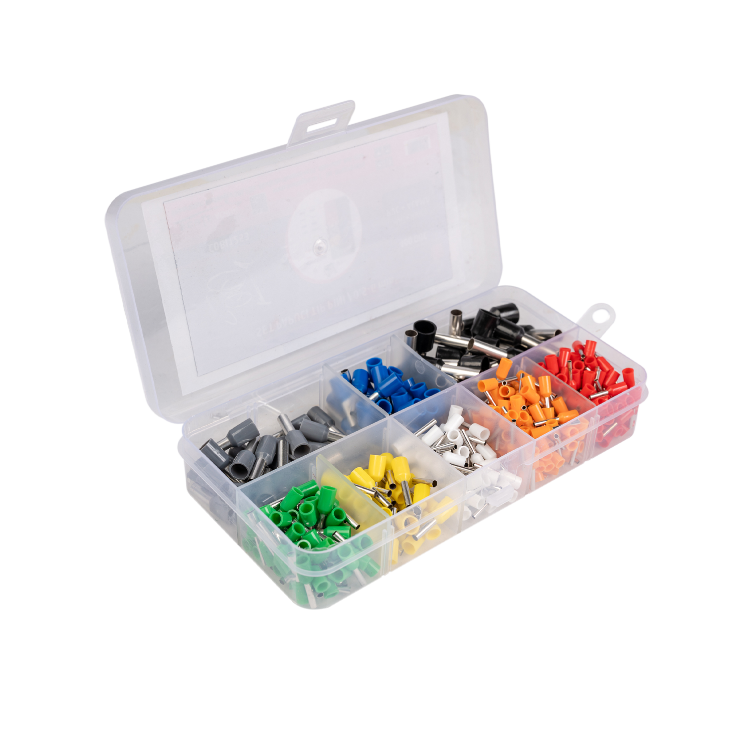 Set 400 terminale cu pini, 0.5-6 mm², PVC+alama, 8 dimensiuni diferite - COBI SMART® - imagine 6