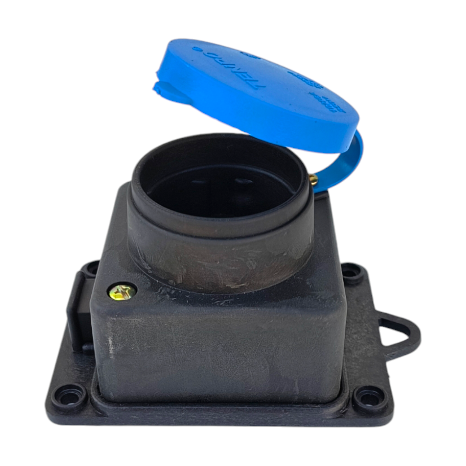 Cap prelungitor 1 priza, culoare negru, cu impamantare, fara cablu - COBI SMART®