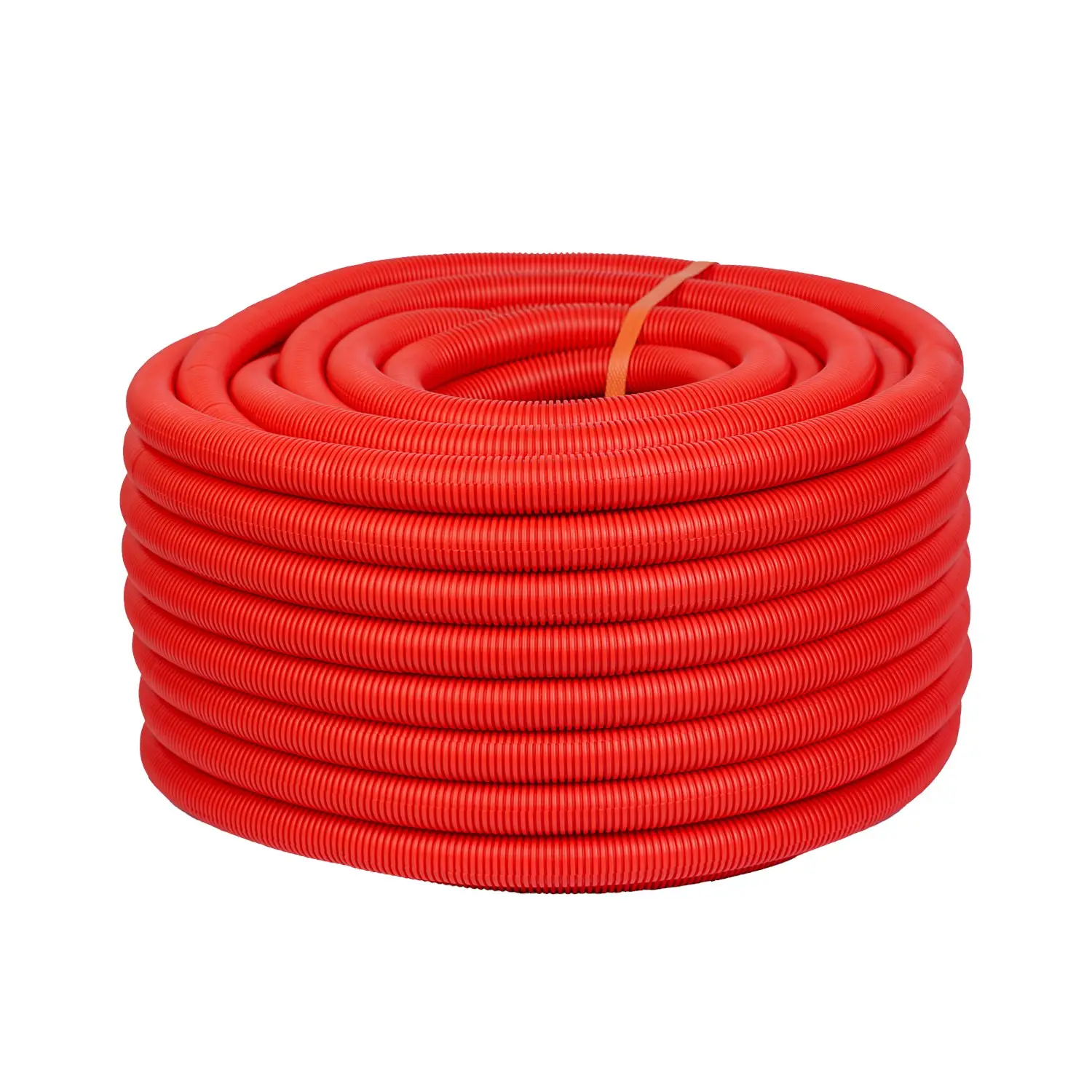 Tub copex flexibil, diametru 32 mm, 50 m, ignifug, portocaliu, polietilena - COBI SMART® - imagine 5