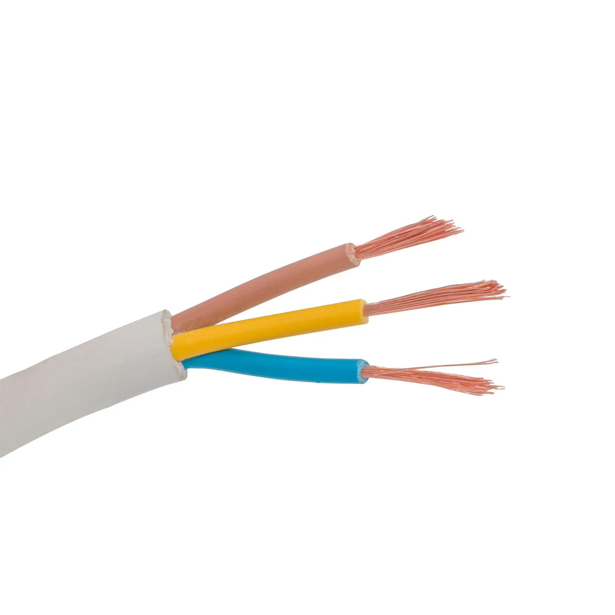 Cablu electric 3x2.5 mm², 50 m, alb, MYYM / H05VV-F - COBI SMART® - imagine 3