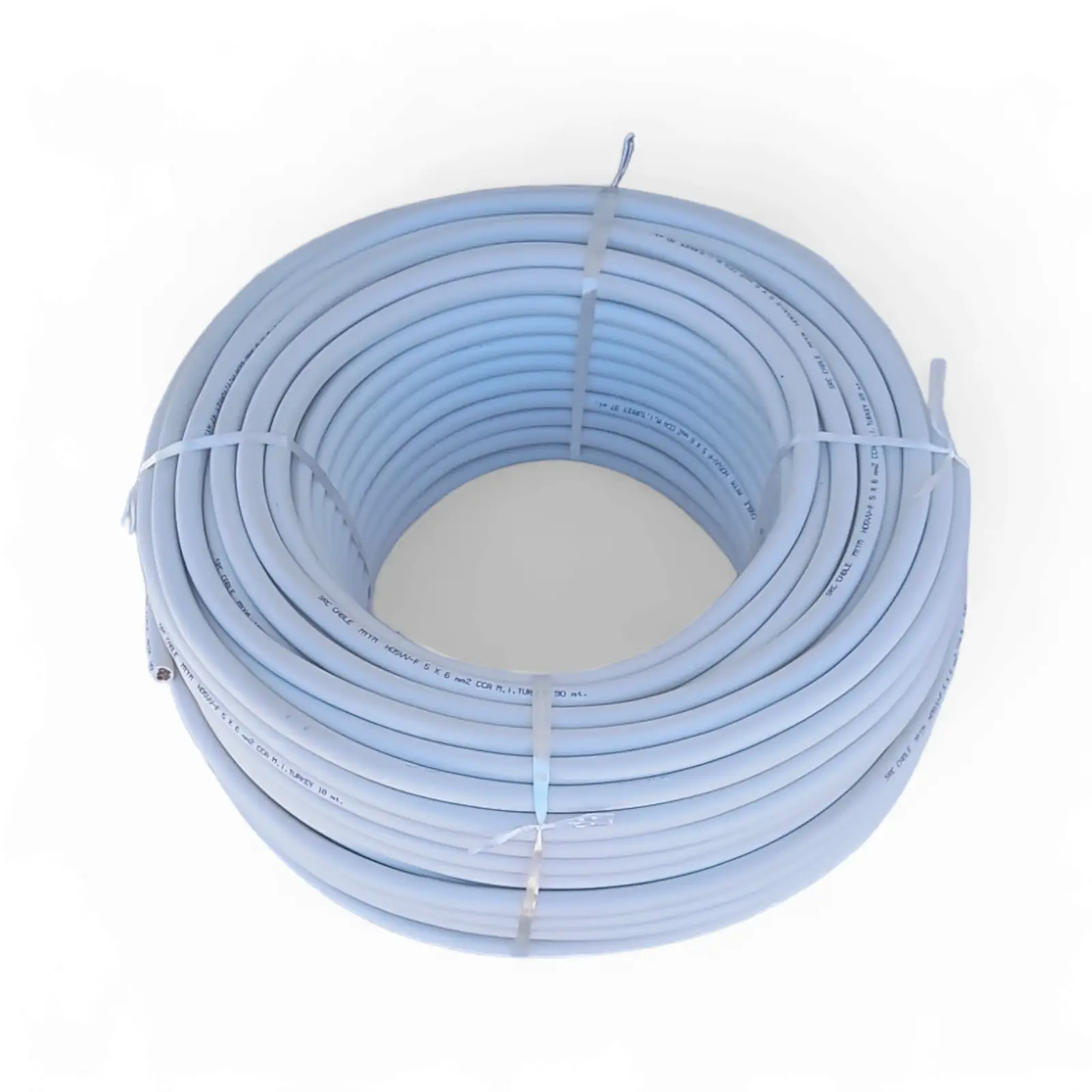 Cablu electric 2x6 mm², 100 m, alb, MYYM / H05VV-F - COBI SMART® - imagine 8