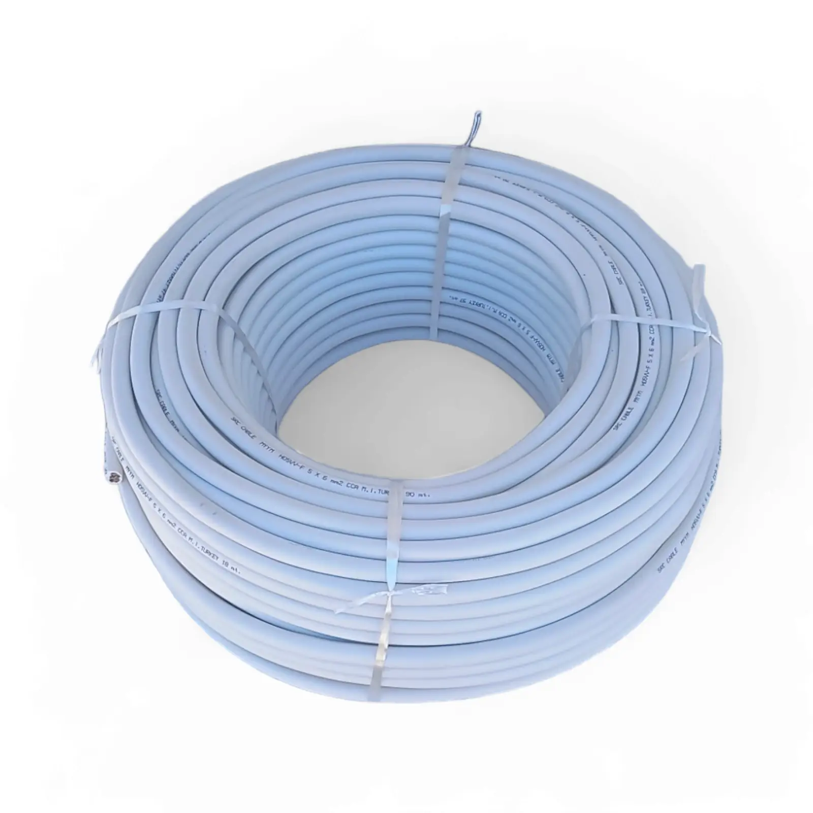 Cablu electric 4x6 mm², 94 m, alb, MYYM / H05VV-F - COBI SMART® - Stoc limitat - imagine 8