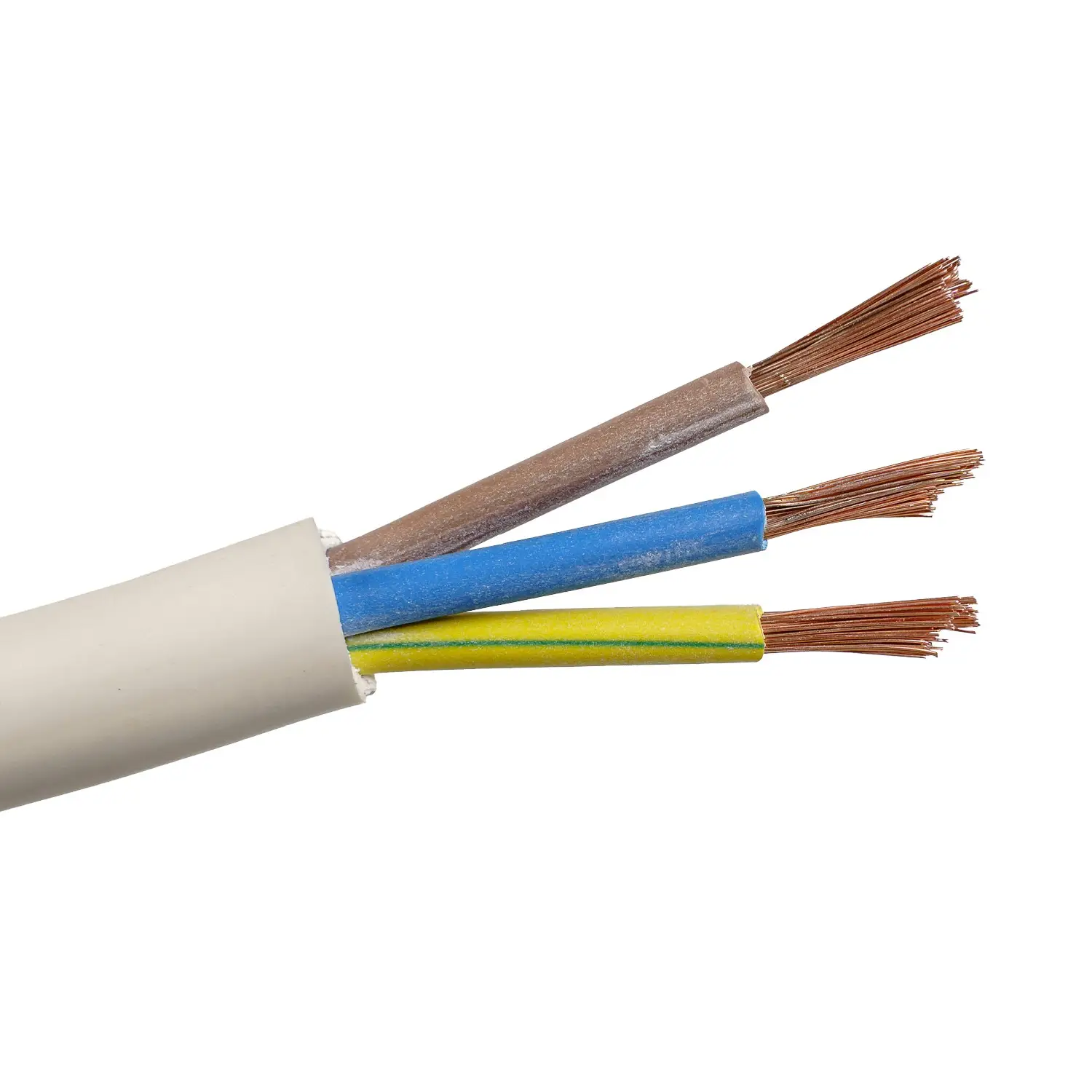 Cablu electric 3x4 mm², 100 m, alb, MYYM / H05VV-F - COBI SMART® - imagine 2