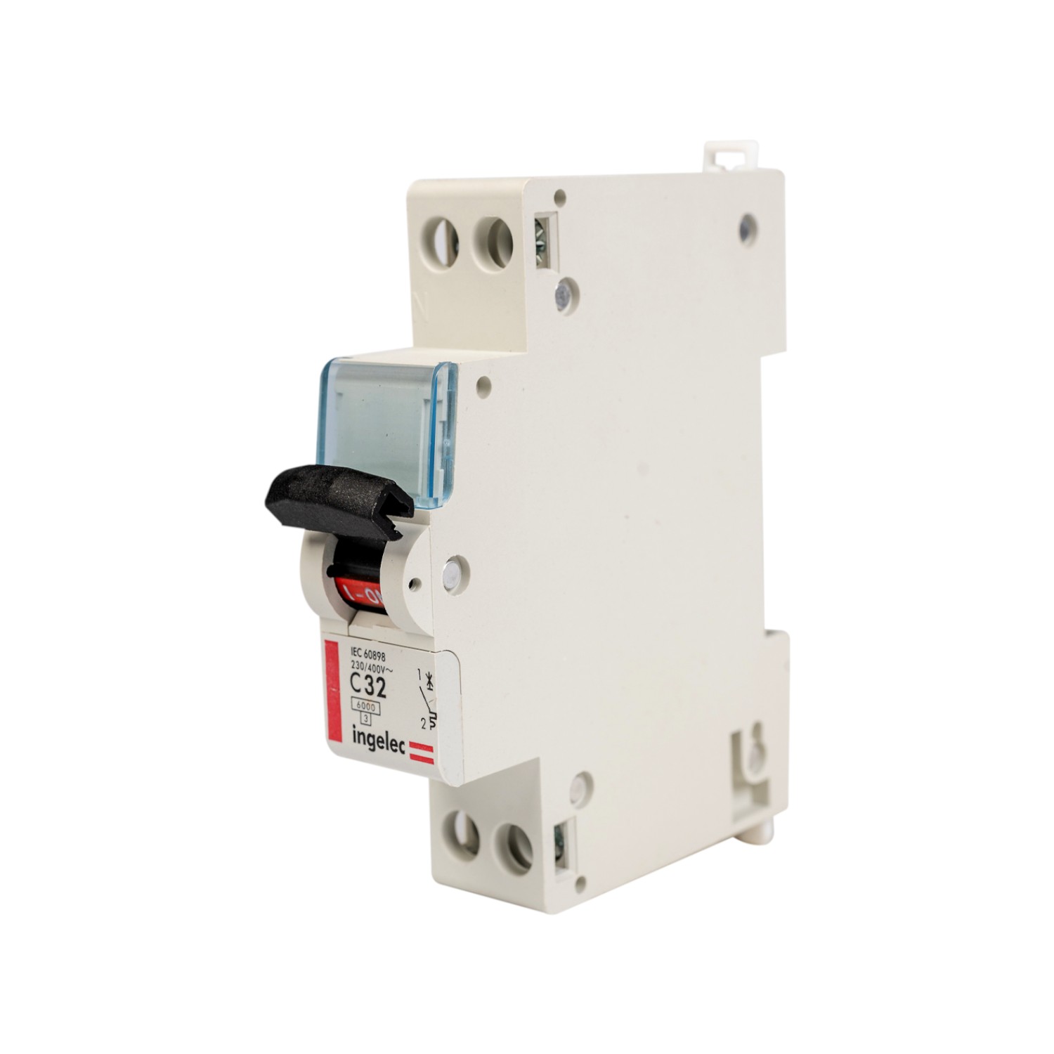 Siguranta automata miniatural (MCB), tip C, 1P+N, 4.5kA, latime 1 modul, 32A, sarma cupru - COBI SMART® - imagine 2