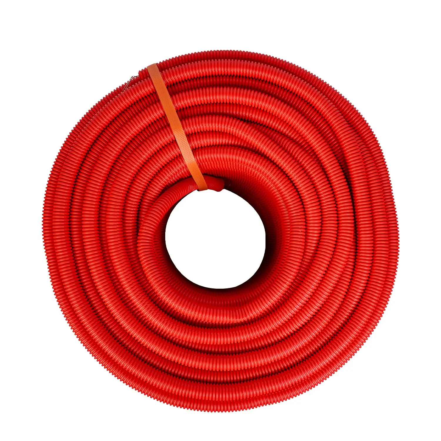 Tub copex flexibil, diametru 32 mm, 50 m, ignifug, portocaliu, polietilena - COBI SMART® - imagine 6
