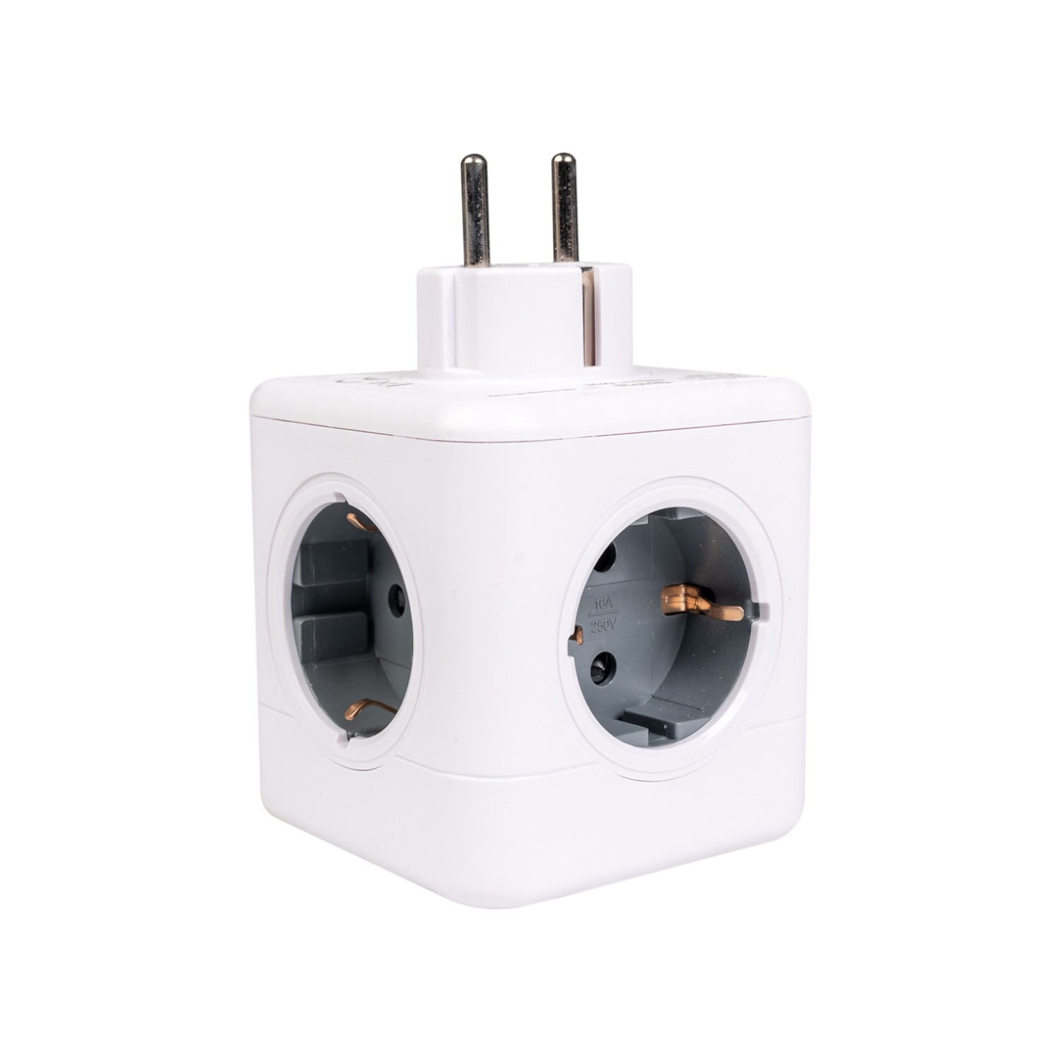 Priza cub 4 prize UE, 2x USB-A + 1x USB-C, 5V/3.1A, 220-250V, 16A, material PC ignifug - COBI SMART® - imagine 6