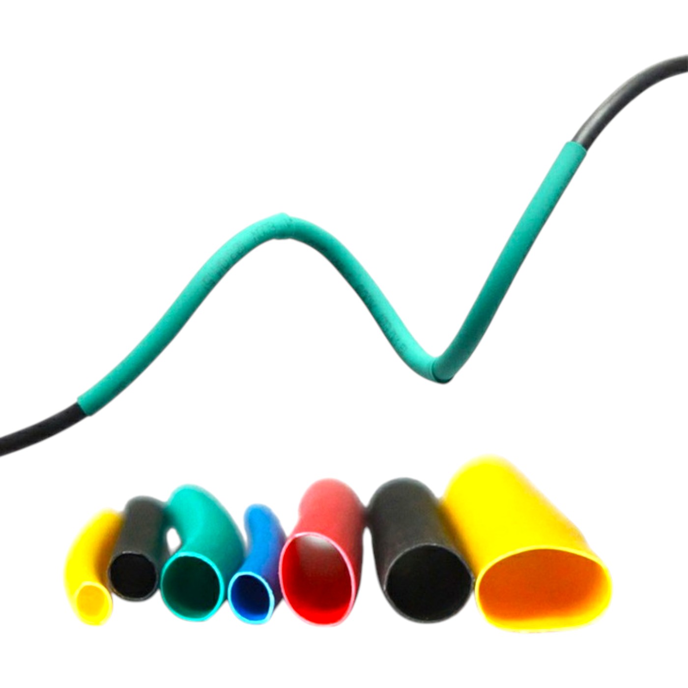 Set 530 tuburi termocontractabile, multicolor, PE+EVA ignifug, cu compartiment organizator - COBI SMART® - imagine 3