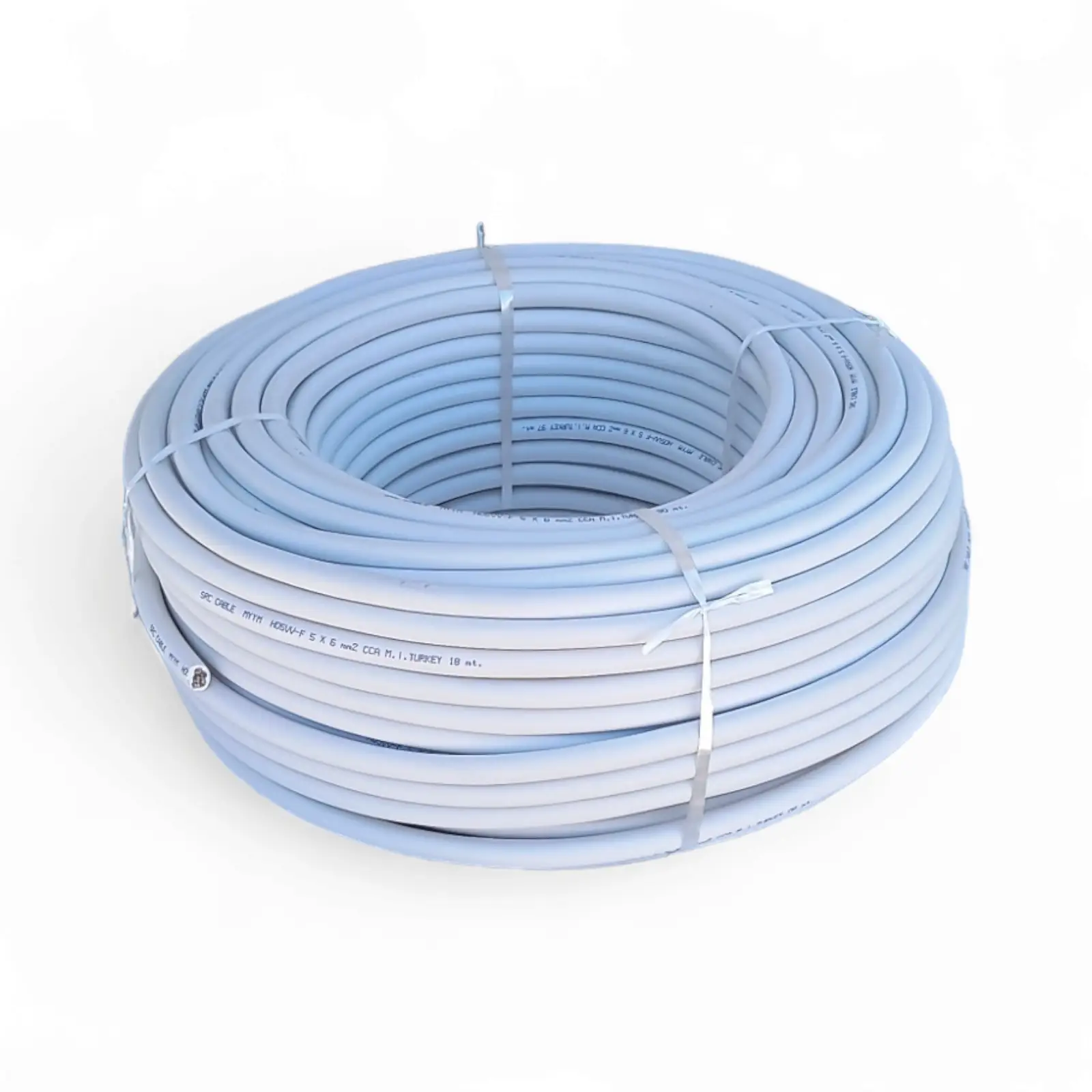 Cablu electric 2x6 mm², 100 m, alb, MYYM / H05VV-F - COBI SMART® - imagine 7