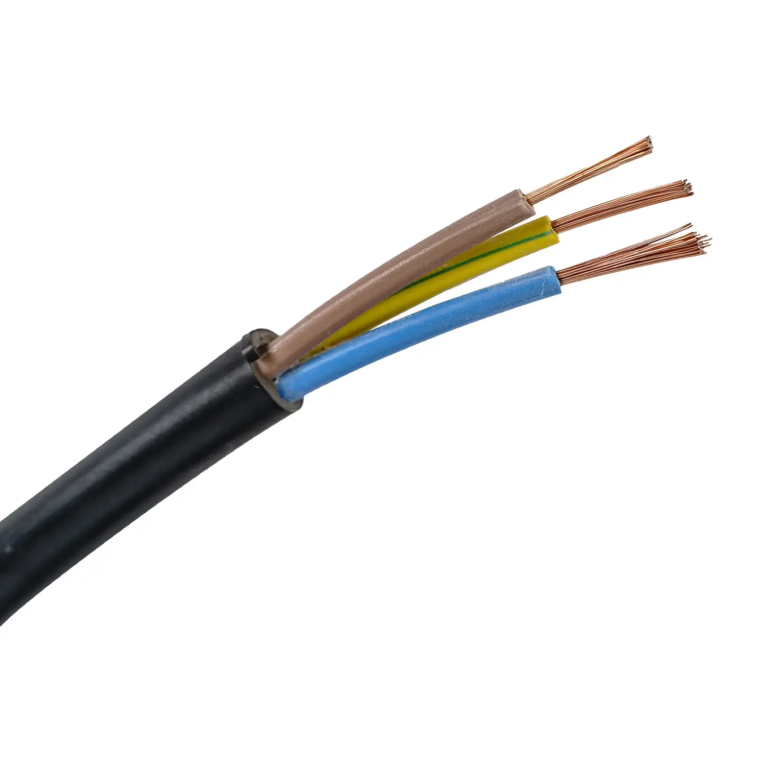 Cablu electric 3x0.75 mm², 100 m, negru, MYYM / H05VV-F - COBI SMART® - imagine 2